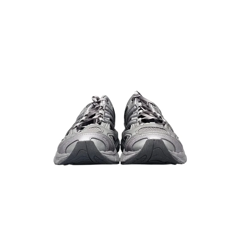 Adidas x Taqwa Bint Ali Womens Size 7 Adistar Pose Iron Metallic Grey Sneakers